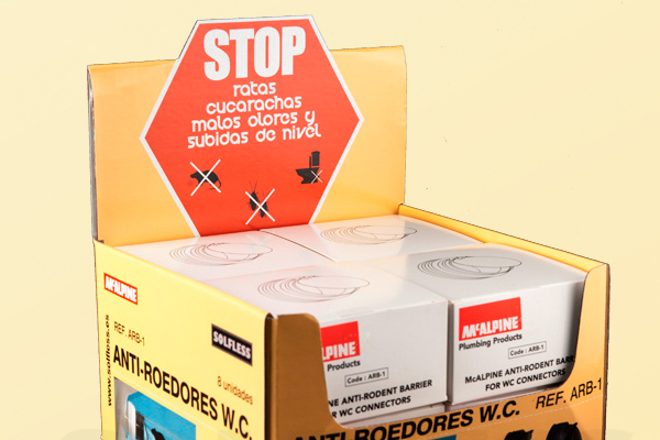 Solfless Válvulas anti-retorno ratas cucarachas baño